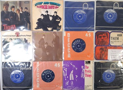 Lot 1215 - UK 60S GROUPS 7" PACK - THEM, THE PRETTY THINGS & SPENCER DAVIS GROUP