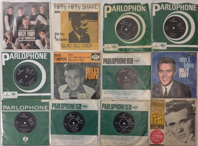 Lot 1219 - BILLY FURY UK 7" SINGLES + EPS COLLECTION PLUS RARITIES