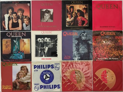 Lot 1221 - QUEEN & DAVID BOWIE 7" COLLECTION