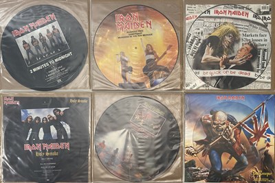 Lot 859 - IRON MAIDEN AND RELATED - 12"/ 7" PICTURE DISC COLLECTION