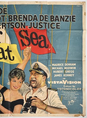 Lot 98 - DOCTOR AT SEA (1955) - ORIGINAL UK QUAD POSTER.