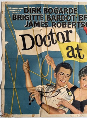 Lot 98 - DOCTOR AT SEA (1955) - ORIGINAL UK QUAD POSTER.
