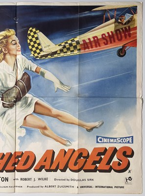 Lot 102 - THE TARNISHED ANGELS (1957) - AN ORIGINAL UK QUAD POSTER.