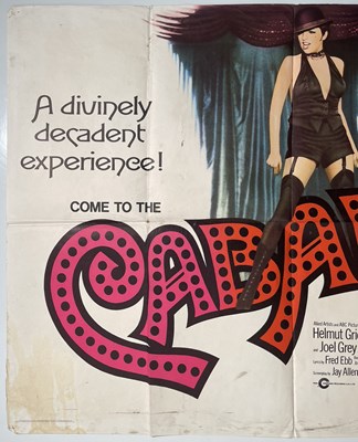 Lot 103 - CABARET (1972) ORIGINAL UK QUAD FILM POSTER.