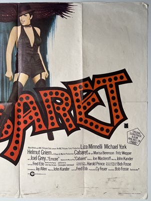 Lot 103 - CABARET (1972) ORIGINAL UK QUAD FILM POSTER.