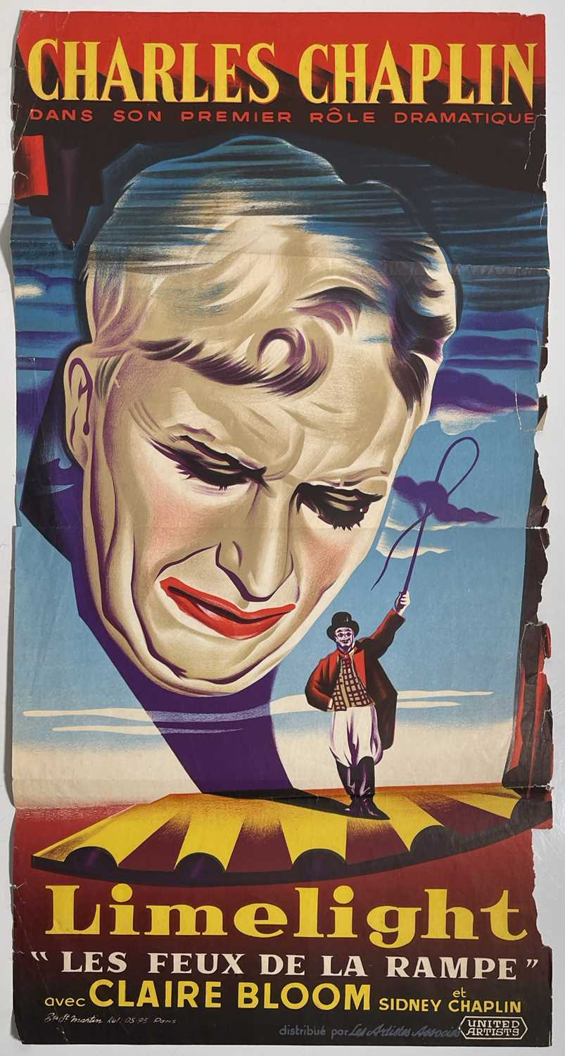 Lot 105 - CHARLES CHAPLIN - LIMELIGHT (1952) - ORIGINAL FRENCH FILM POSTER.