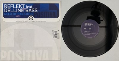 Lot 1370 - REFLEKT FEAT. DELLINE BASS - NEED TO FEEL LOVED 12" (POSITIVA - 12TIV282)