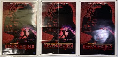 Lot 115 - STAR WARS 'REVENGE OF THE JEDI' ONE SHEET SIZED POSTERS.