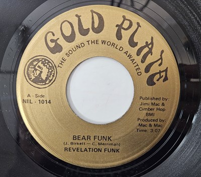 Lot 357 - REVELATION FUNK - BEAR FUNK/ ELASTIC LOVER 7" (US ORIGINAL - GOLD PLATE - NIL 1014)