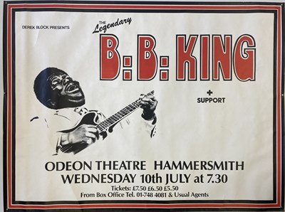 Lot 340 - BB KING CONCERT POSTER.