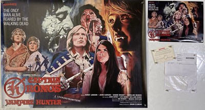 Lot 119 - CAPTAIN KRONOS - VAMPIRE HUNTER (1974) LIMITED EDITION HORROR FILM POSTERS.