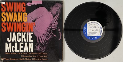 Lot 376 - JACKIE MCLEAN - SWING SWANG SWINGIN' LP (BLUE NOTE BLP 4024 - US MONO ORIGINAL)