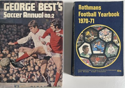 Lot 256 - FOOTBALL MEMORABILIA - GEORGE BEST - TWO SIGNED BOOKS.