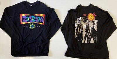 Lot 108 - U2 ZOOROPA CLOTHING AND MEMORABILIA INC FLY GLASSES.
