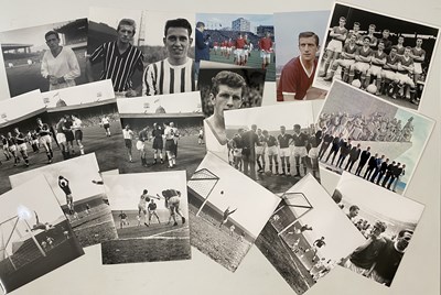 Lot 263 - FOOTBALL MEMORABILIA - MANCHESTER UNITED - PHOTO PRINTS FROM ORIGINAL NEGATIVES.