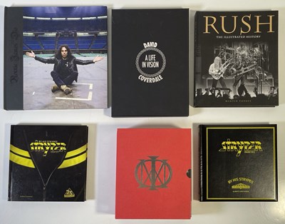 Lot 94 - COLLECTABLE MUSIC BOOKS - HARD ROCK INC RUSH.