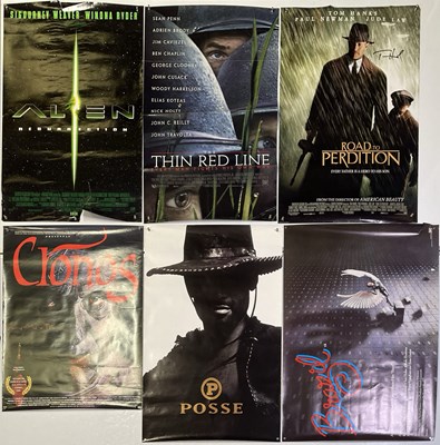 Lot 127 - FILM POSTER INC ALIEN / TOM HANKS SIGNED POSTER.