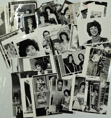 Lot 187 - ACTRESSES / COMEDIANS INC VICTORIA WOOD - COLLECTION OF ORIGINAL PRESS PHOTOGRAPHS.