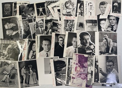 Lot 174 - EDWARD WOODWARD / MAURICE CHEVALIER - COLLECTION OF ORIGINAL PRESS PHOTOGRAPHS.