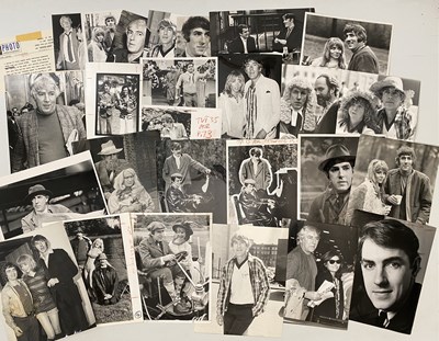 Lot 175 - COMEDIANS INC PETER COOK - COLLECTION OF ORIGINAL PRESS PHOTOGRAPHS.