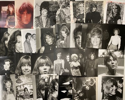 Lot 201 - ACTRESSES INC JANE FONDA - COLLECTION OF ORIGINAL PRESS PHOTOGRAPHS.
