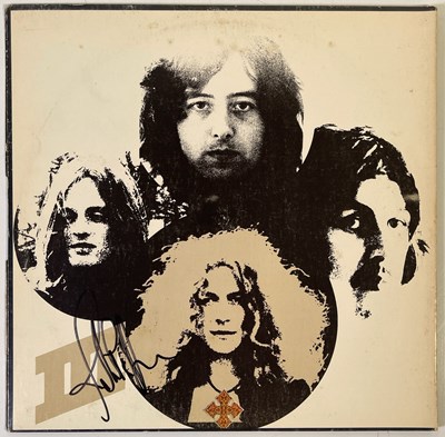 Lot 471 - LED ZEPPELIN - COPY OF LED ZEPPELIN III SIGNED BY JOHN PAUL JONES.