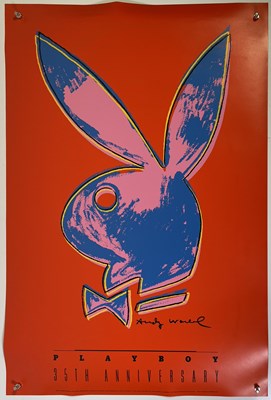 Lot 78 - ANDY WARHOL (1928-1987) - 1985 LIMITED EDITION PLAYBOY POSTER.