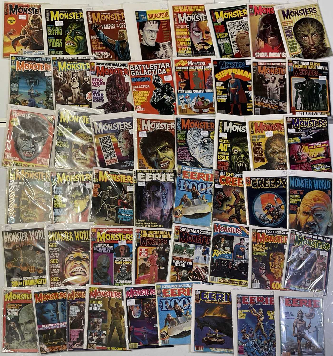 Lot 48 - HORROR / SCI-FI - COMICS / MAGAZINES INC FAMOUS MONSTERS OF FILMLAND ETC.