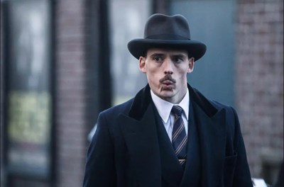 Lot 38 - PEAKY BLINDERS - SAM CLAFLIN AS OSWALD MOSLEY - SCREEN MATCHED HOMBURG HAT.