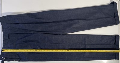 Lot 36 - PEAKY BLINDERS - HARRY KIRTON AS FINN SHELBY LIKELY SCREEN WORN BLUE SUIT.