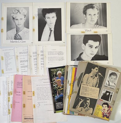Lot 455 - DEPECHE MODE - FOUR SIGNED PHOTOGRAPHS.