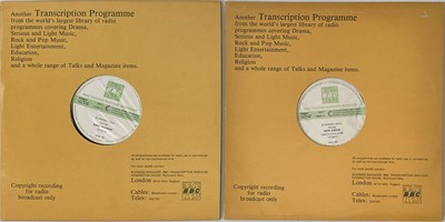 Lot 100 - GARY NUMAN/ NEW ORDER - BBC TRANSCRIPTION LP PACK
