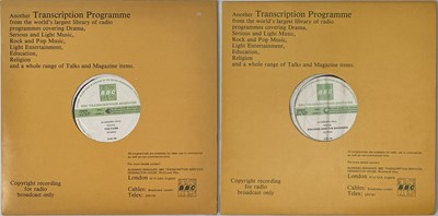 Lot 101 - THE CURE/ SIOUXSIE AND THE BANSHEES - BBC TRANSCRIPTION LP PACK