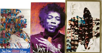 Lot 347 - JIMI HENDRIX / ROCK AND POP POSTERS.