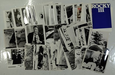 Lot 225 - FILM LEGENDS INC STALLONE / DE NIRO / PACINO - LARGE COLLECTION OF FILM STILLS.