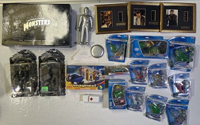 Lot 29 - THUNDERBIRDS / UNIVERSAL STUDIOS SILVER SCREEN MONSTERS BOXED SET - TOYS AND COLLECTABLES.