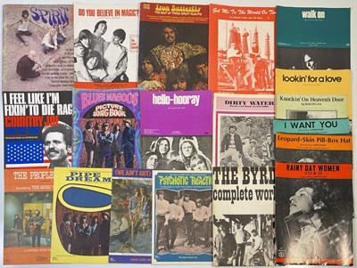 Lot 344 - 1960S US PSYCHEDELIA - ORIGINAL SHEET MUSIC AND SONG BOOKS.