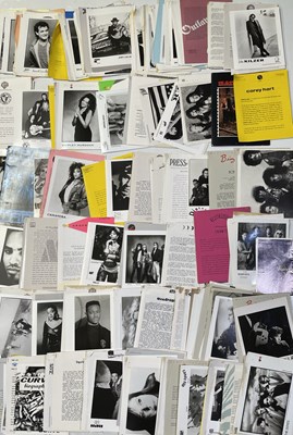 Lot 60 - PRESS KITS / PACKS / PROMOTIONAL PHOTOGRAPHS - LARGE COLLECTION.