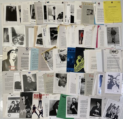 Lot 60 - PRESS KITS / PACKS / PROMOTIONAL PHOTOGRAPHS - LARGE COLLECTION.