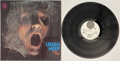 Lot 436 - URIAH HEEP - VERY 'EAVY VERY 'UMBLE LP (UK ORIGINAL - LARGE VERTIGO SWIRL - 6360 006)