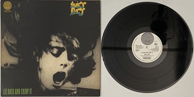 Lot 439 - JUICY LUCY - LIE BACK AND ENJOY IT LP (UK ORIGINAL - LARGE VERTIGO SWIRL - 6360 014)