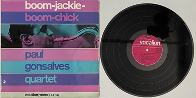 Lot 240 - PAUL GONSALVES QUARTET - BOOM-JACKIE-BOOM-CHICK LP (UK ORIGINAL - VOCALION - LAE 587)