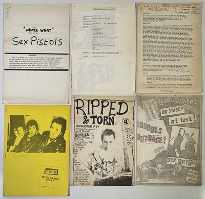 Lot 494 - THE SEX PISTOLS - ORIGINAL FANZINES / BOOKLETS.