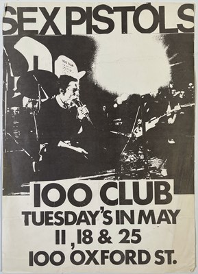 Lot 497 - THE SEX PISTOLS - ORIGINAL 100 CLUB HANDBILL.