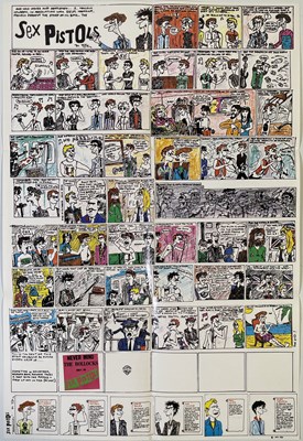 Lot 501 - THE SEX PISTOLS - MARK JAY DESIGNED WARNER BROTHERS POSTER.