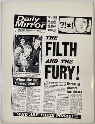 Lot 505 - THE SEX PISTOLS - ORIGINAL US PRESS PACK WITH PROMO PHOTOS.