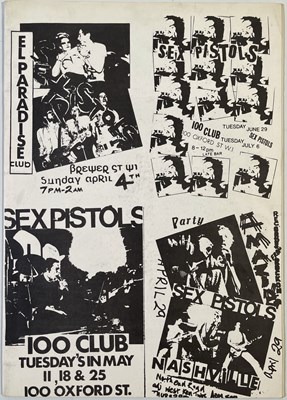 Lot 506 - THE SEX PISTOLS - ORIGINAL 1977 PRESS BOOK.