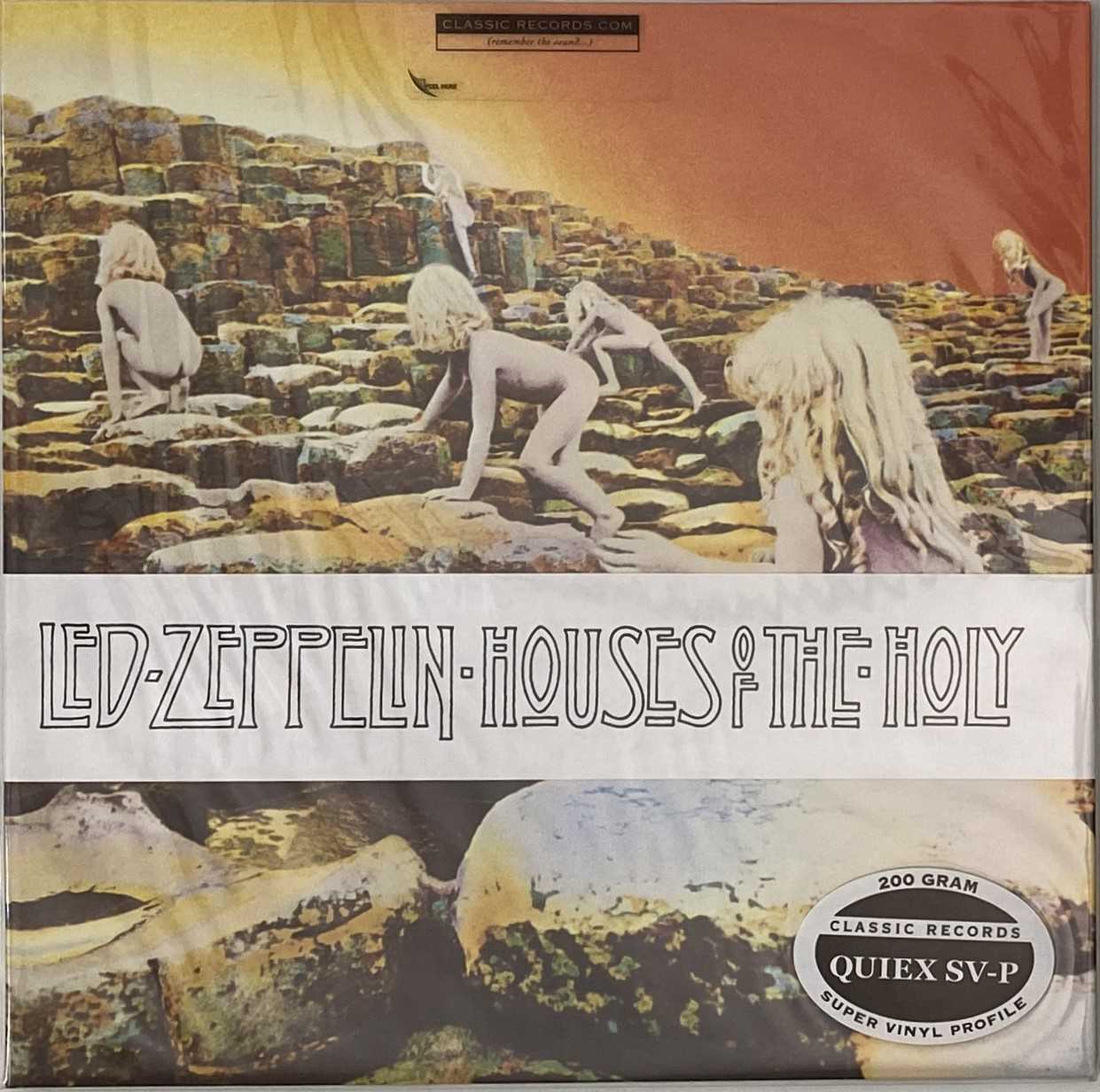 Lot 460 - LED ZEPPELIN - HOUSES OF THE HOLY LP (CLASSIC RECORDS 200G AUDIOPHILE REISSUE - SD 7255)