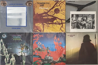 Lot 470 - WISHBONE ASH/ URIAH HEEP - LP PACK (INC RARITIES)