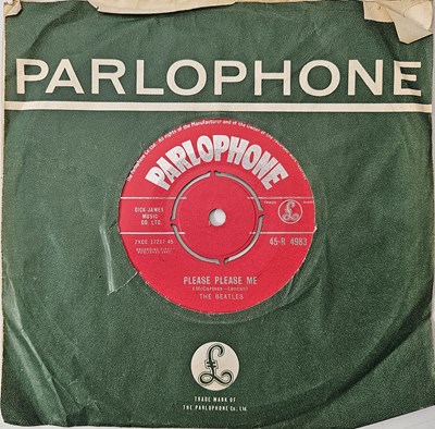Lot 474 - THE BEATLES - PLEASE PLEASE ME/ ASK ME WHY 7" (UK RED PARLOPHONE - 45-R 4983)
